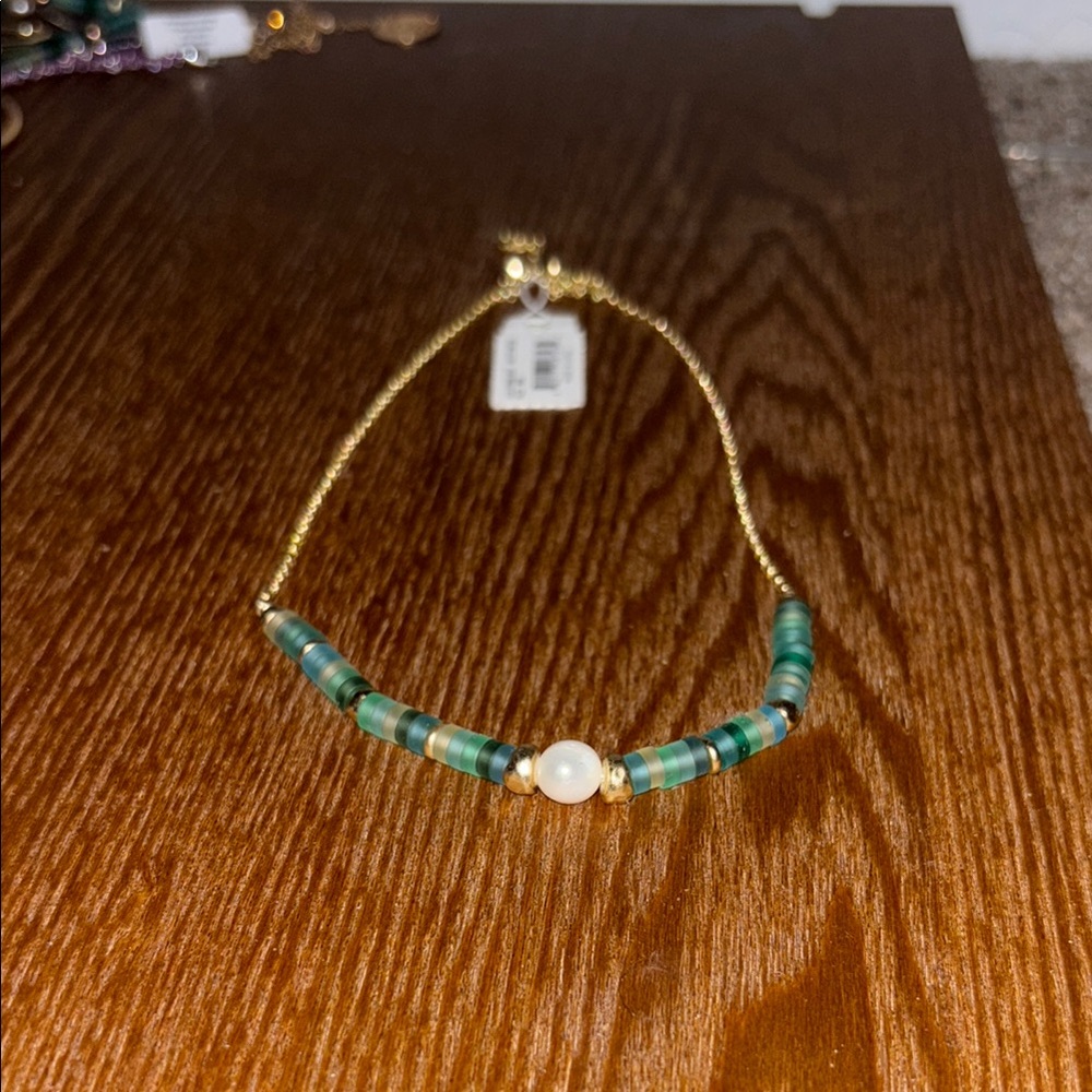 Elegant Green Beaded Necklace